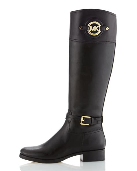 michael kors black boots womens